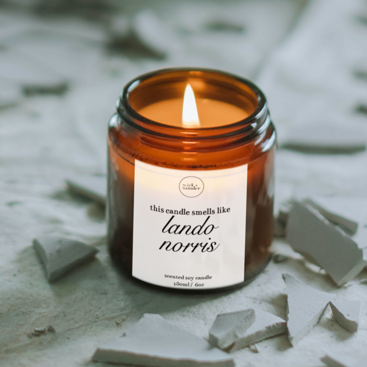 Lando Norris Candle, Formula One Gifts