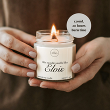 Load image into Gallery viewer, Smells Like Elvis Presley Candle, Celebrity Candles