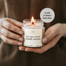 Load image into Gallery viewer, Lando Norris Candle, Formula One Gifts