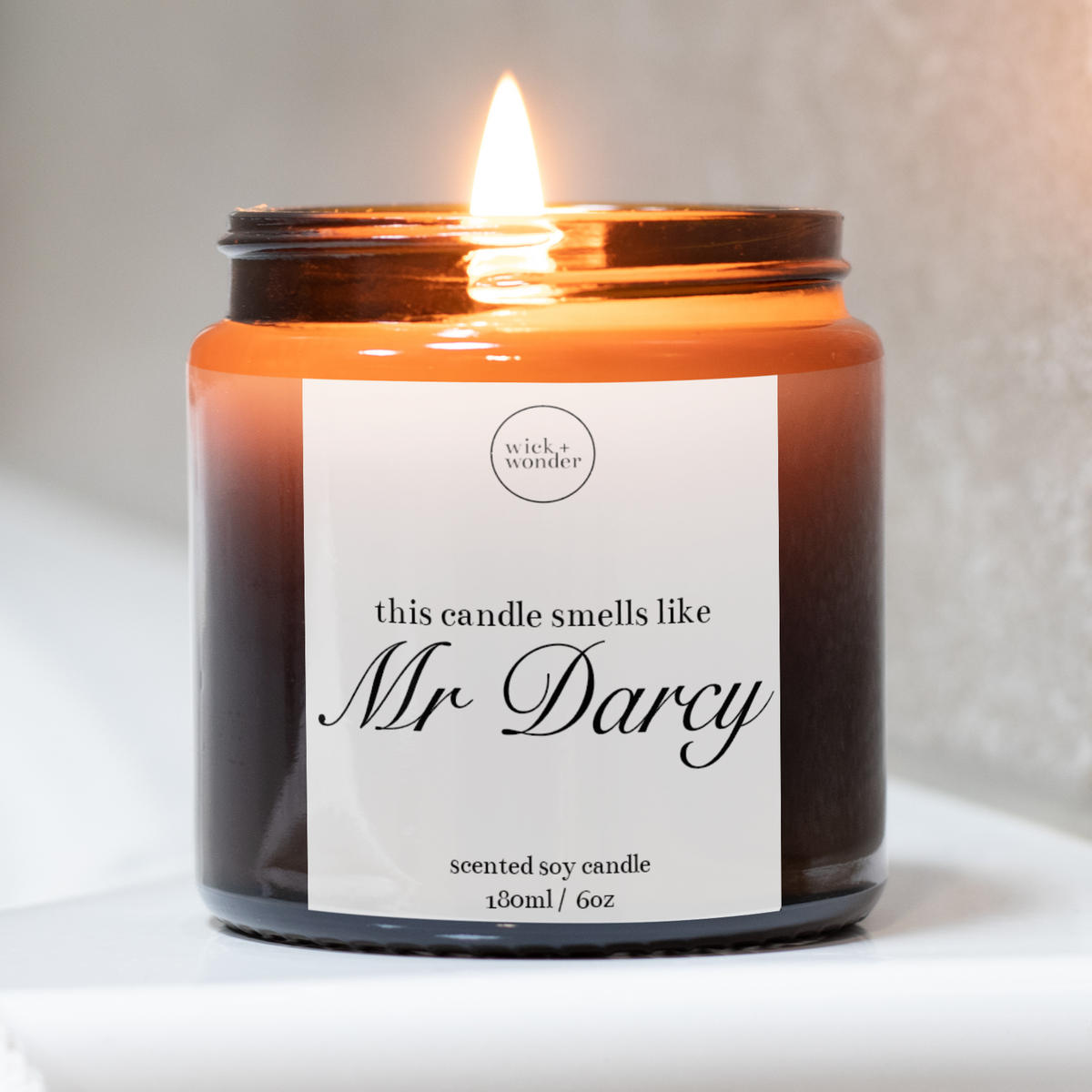 Mr Darcy Candle, Bookish Gifts
