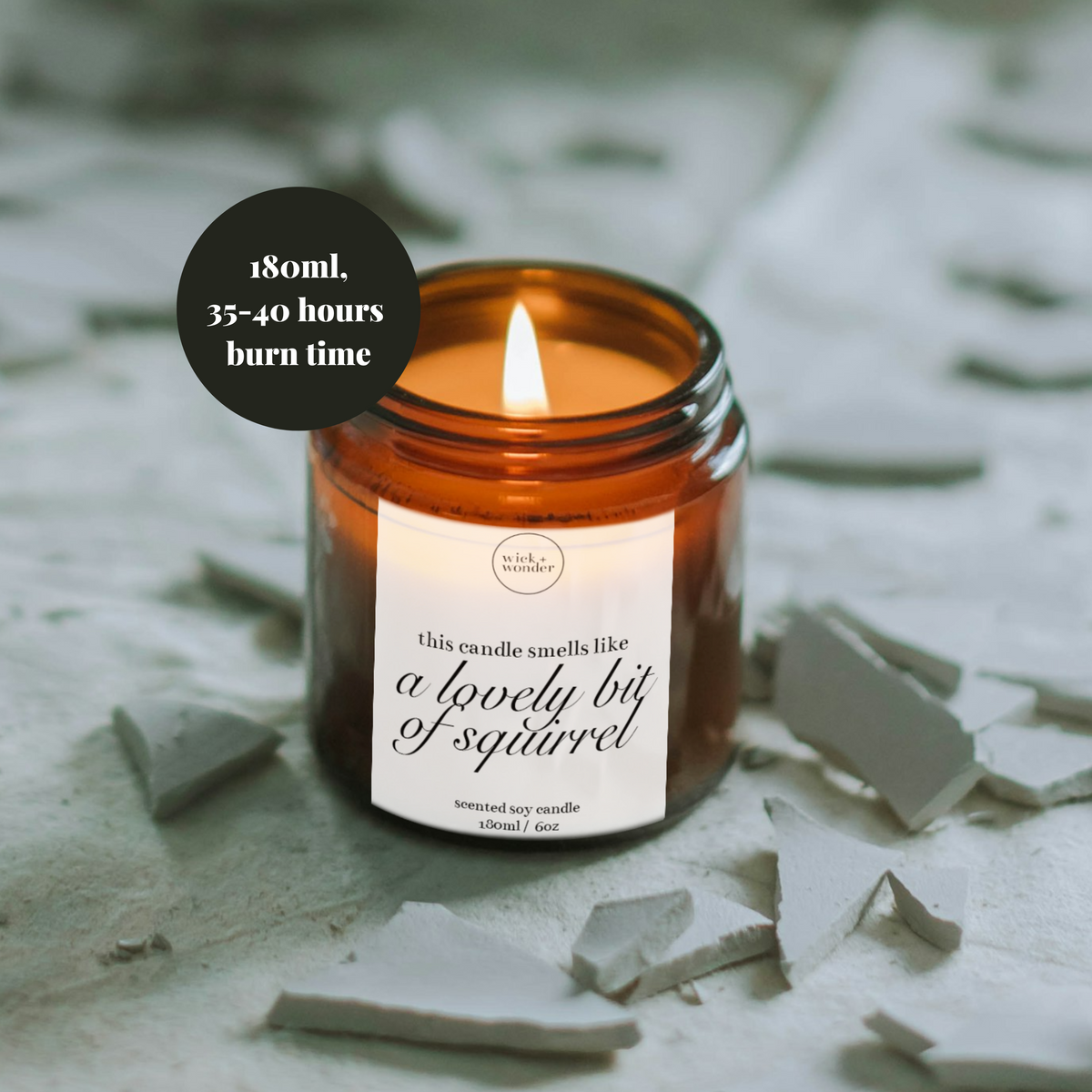 Lovely Bit Of Squirrel Candle, Friday Night Dinner Gifts