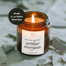 Load image into Gallery viewer, Arthur Morgan Candle, RDR2 Gifts