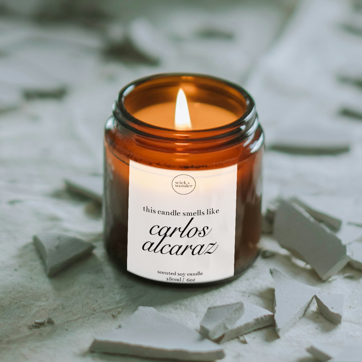 Carlos Alcaraz Gift Candle, Funny Tennis Gifts