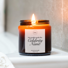 Load image into Gallery viewer, Custom Smells Like Candle, Celebrity Candle With Any Name