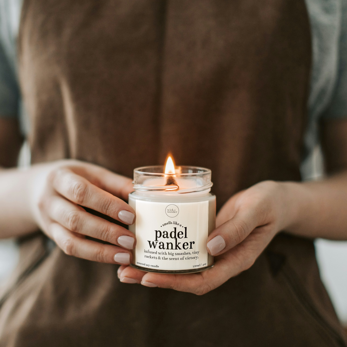 Padel Wanker Candle, Padel Gift Idea