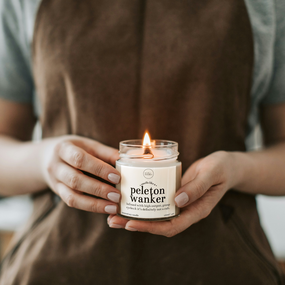 Peleton Wanker Candle, Spin Class Gifts