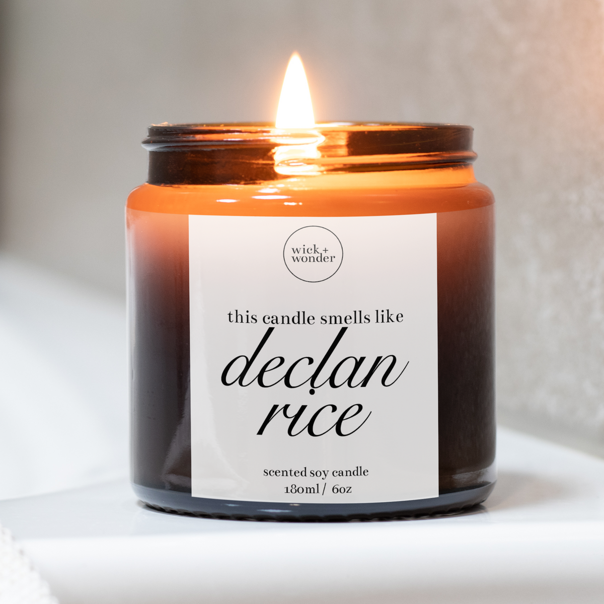 Declan Rice Candle, Arsenal Gifts