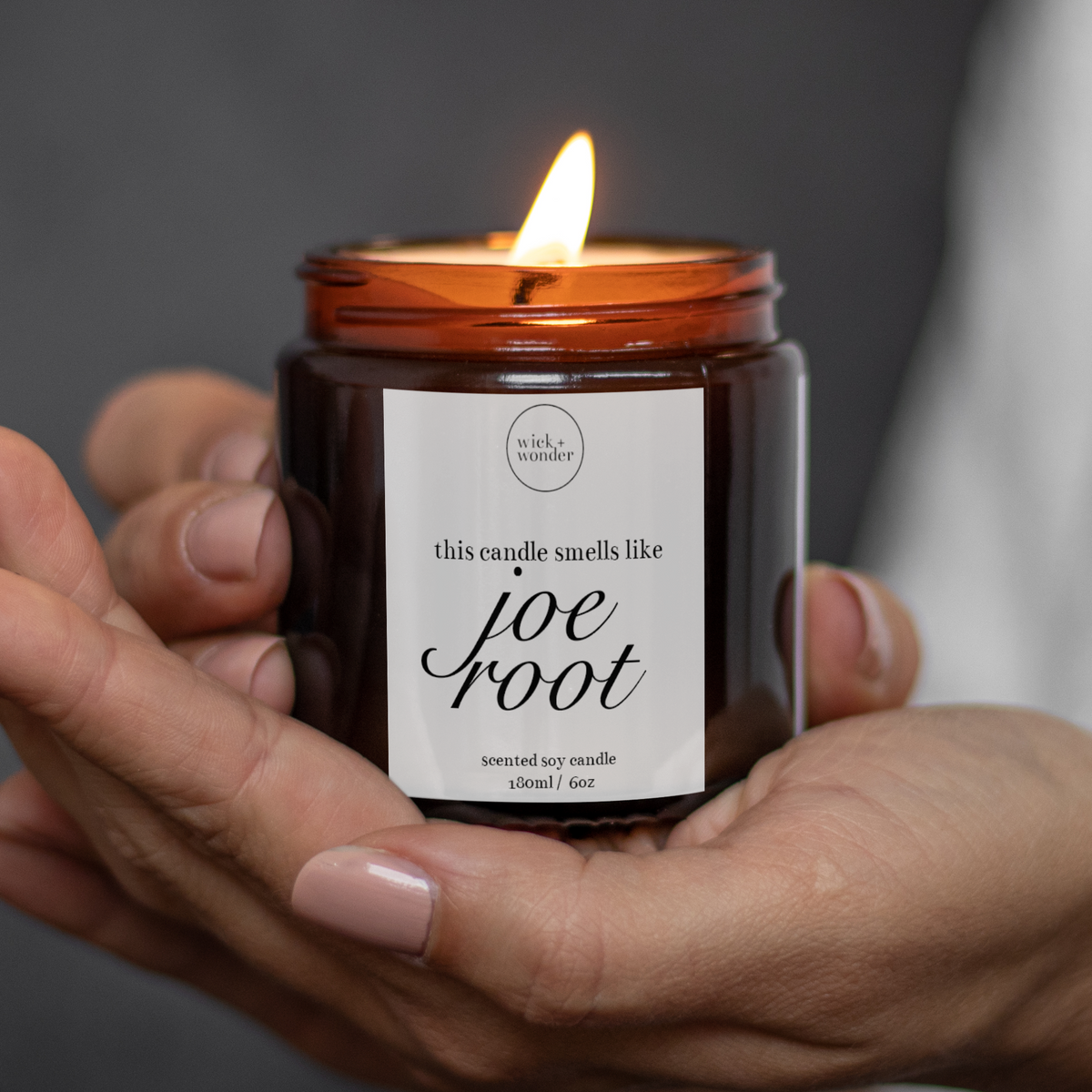Funny Cricket Gifts, Joe Root Candle