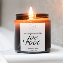 Load image into Gallery viewer, Funny Cricket Gifts, Joe Root Candle