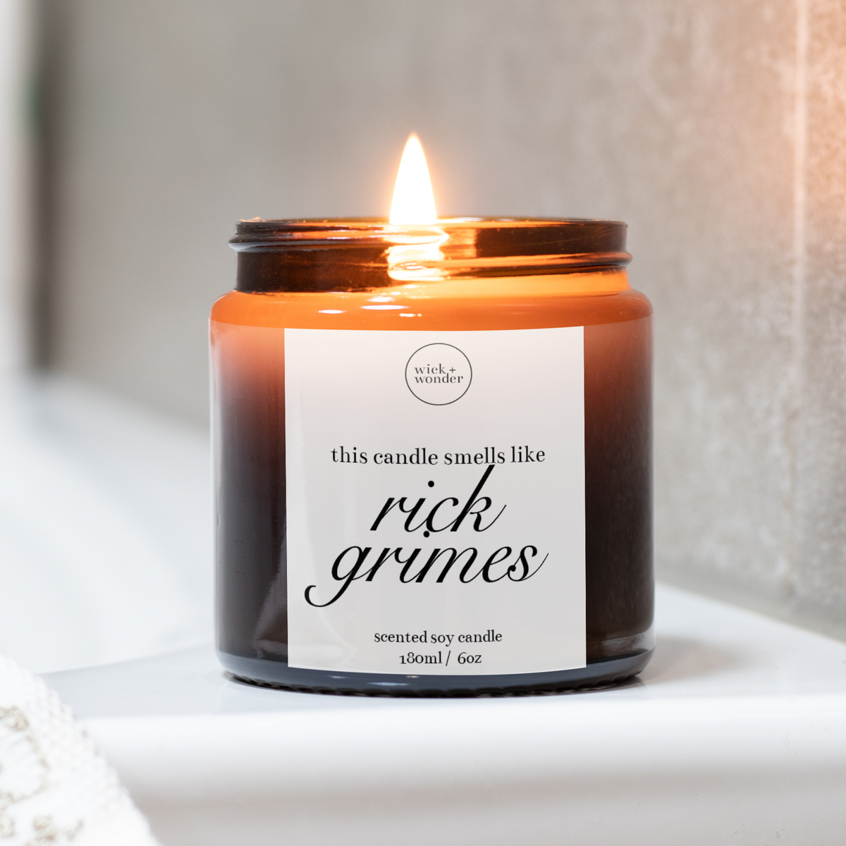 Rick Grimes Candle, The Walking Dead Gifts