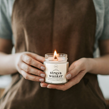 Load image into Gallery viewer, Strava Wanker Candle, Funny Running Gift