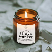 Load image into Gallery viewer, Strava Wanker Candle, Funny Running Gift