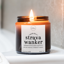Load image into Gallery viewer, Strava Wanker Candle, Funny Running Gift