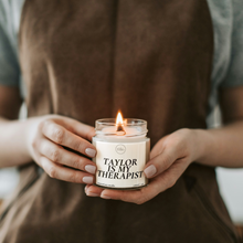 Load image into Gallery viewer, Taylor Swift Is My Therapist Candle, Swiftie Gifts