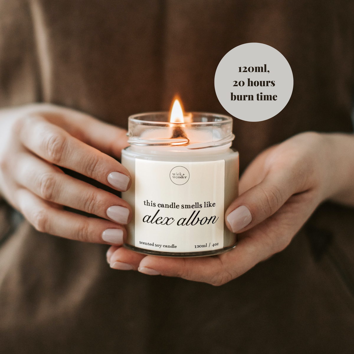 Alex Albon Candle, Formula One Gifts