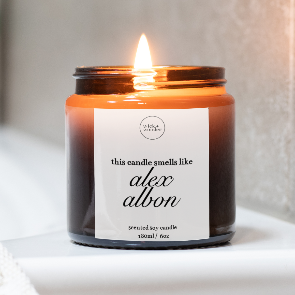 Alex Albon Candle, Formula One Gifts