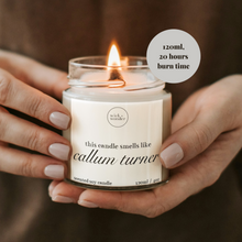 Load image into Gallery viewer, Smells Like Callum Turner Candle, Celebrity Candles