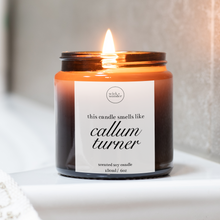 Load image into Gallery viewer, Smells Like Callum Turner Candle, Celebrity Candles