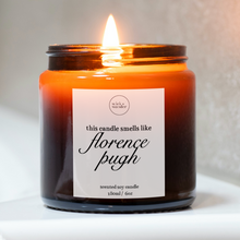 Load image into Gallery viewer, Smells Like Florence Pugh Candle, Florence Pugh Gifts