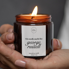 Load image into Gallery viewer, George Russell Candle, Formula One Gifts