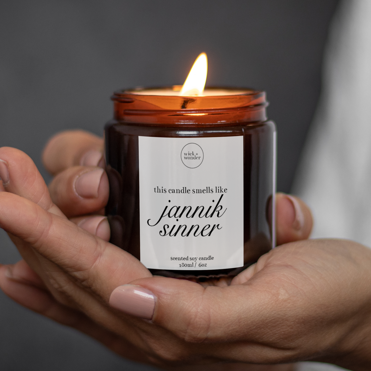 Jannik Sinner Candle, Funny Tennis Gifts