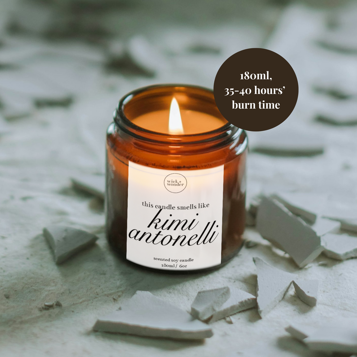 Kimi Antonelli Candle, Formula One Gifts