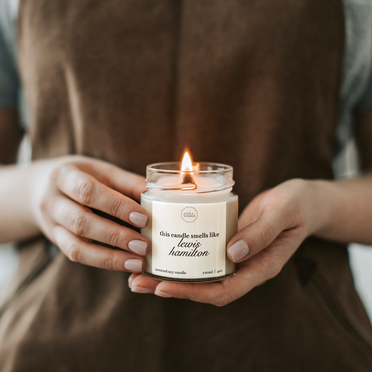 Smells Like Lewis Hamilton Candle, Formula One Gifts