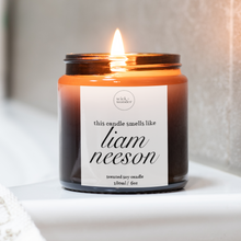 Load image into Gallery viewer, Liam Neeson Candle, Naked Gun Gifts