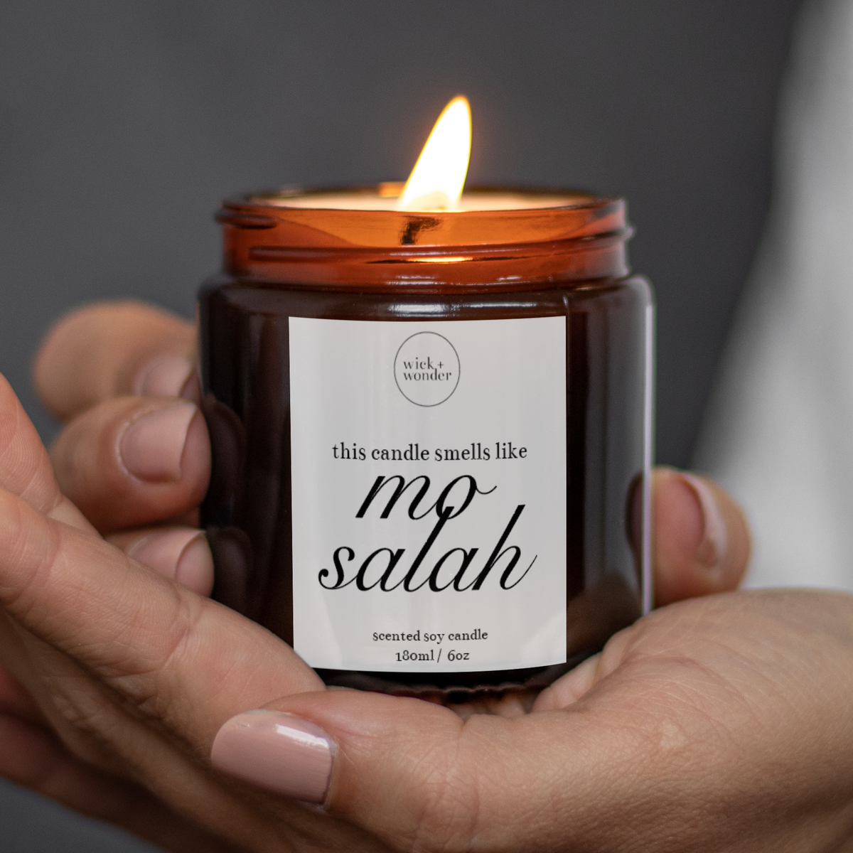 Mo Salah Candle, Liverpool Football Gifts