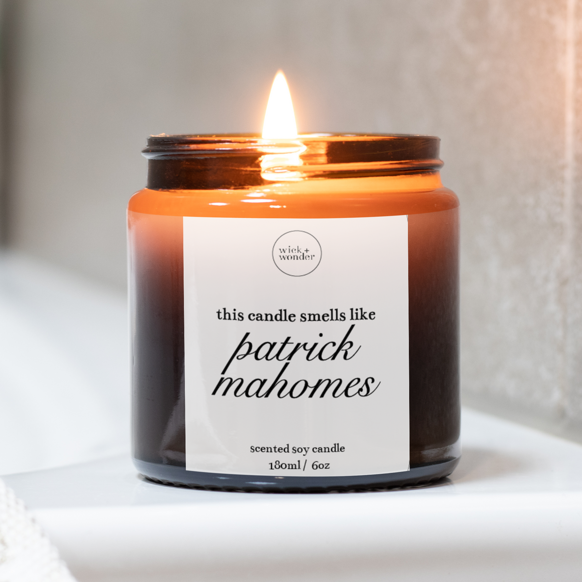 Patrick Mahomes Candle, NFL Gifts