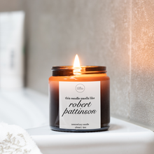 Load image into Gallery viewer, Robert Pattinson Candle, Twilight Gifts