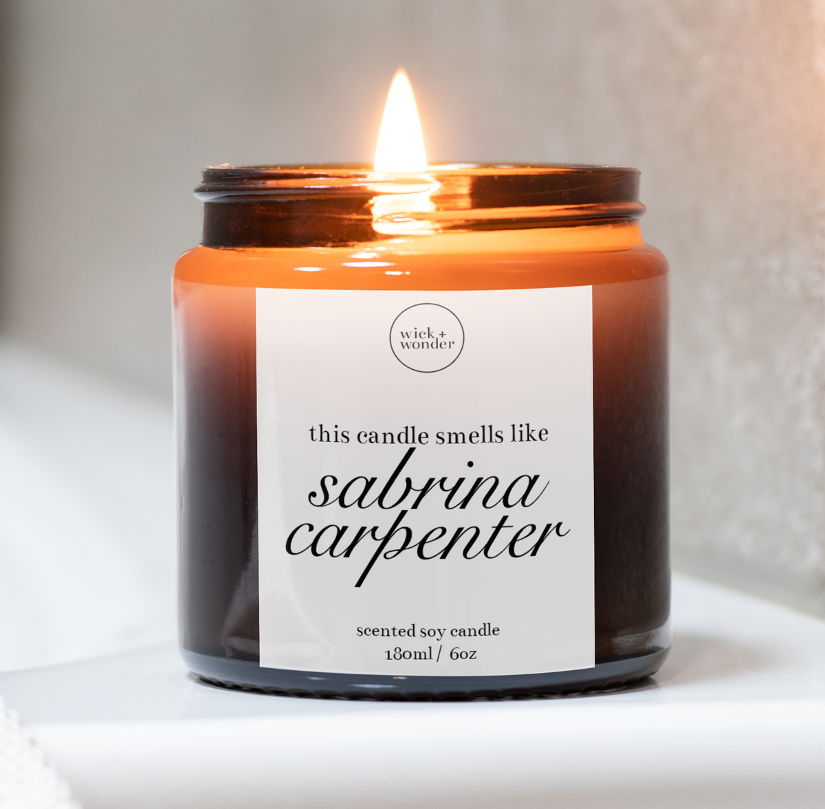 Smells Like Sabrina Carpenter Candle, Celebrity Candles