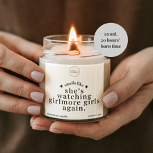 Load image into Gallery viewer, Watching Gilmore Girls Again Candle, Autumn Gifts