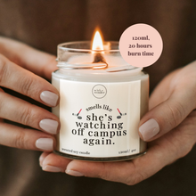 Load image into Gallery viewer, Off Campus Gifts, Watching Off Campus Again Candle