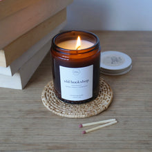 Load image into Gallery viewer, 'Old Bookshop' Soy Candle – Book Lover Gift