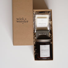 Load image into Gallery viewer, book-lover's bundle – candle, wax melts + matches