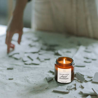 David Beckham Candle, Gift For Football Fans