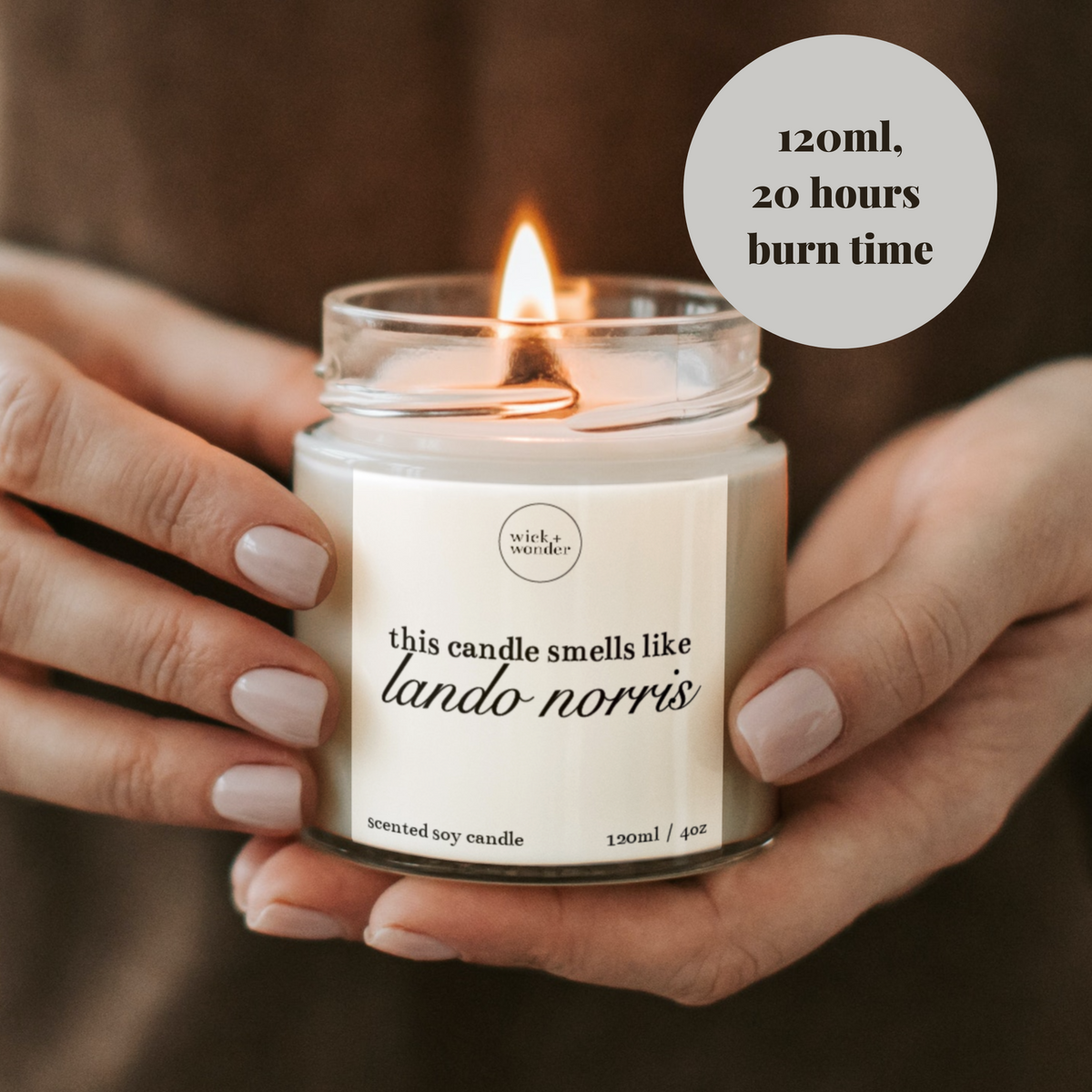 Lando Norris Candle, Formula One Gifts
