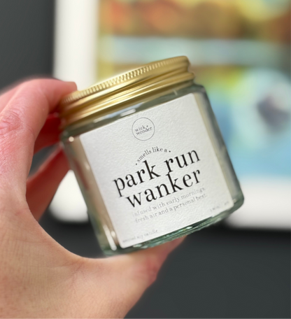 Park Run Wanker Candle, Park Run Gift