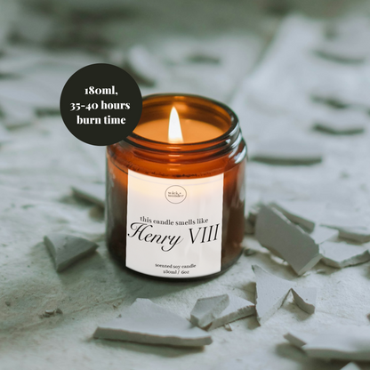 Henry VIII Candle, Funny History Gifts