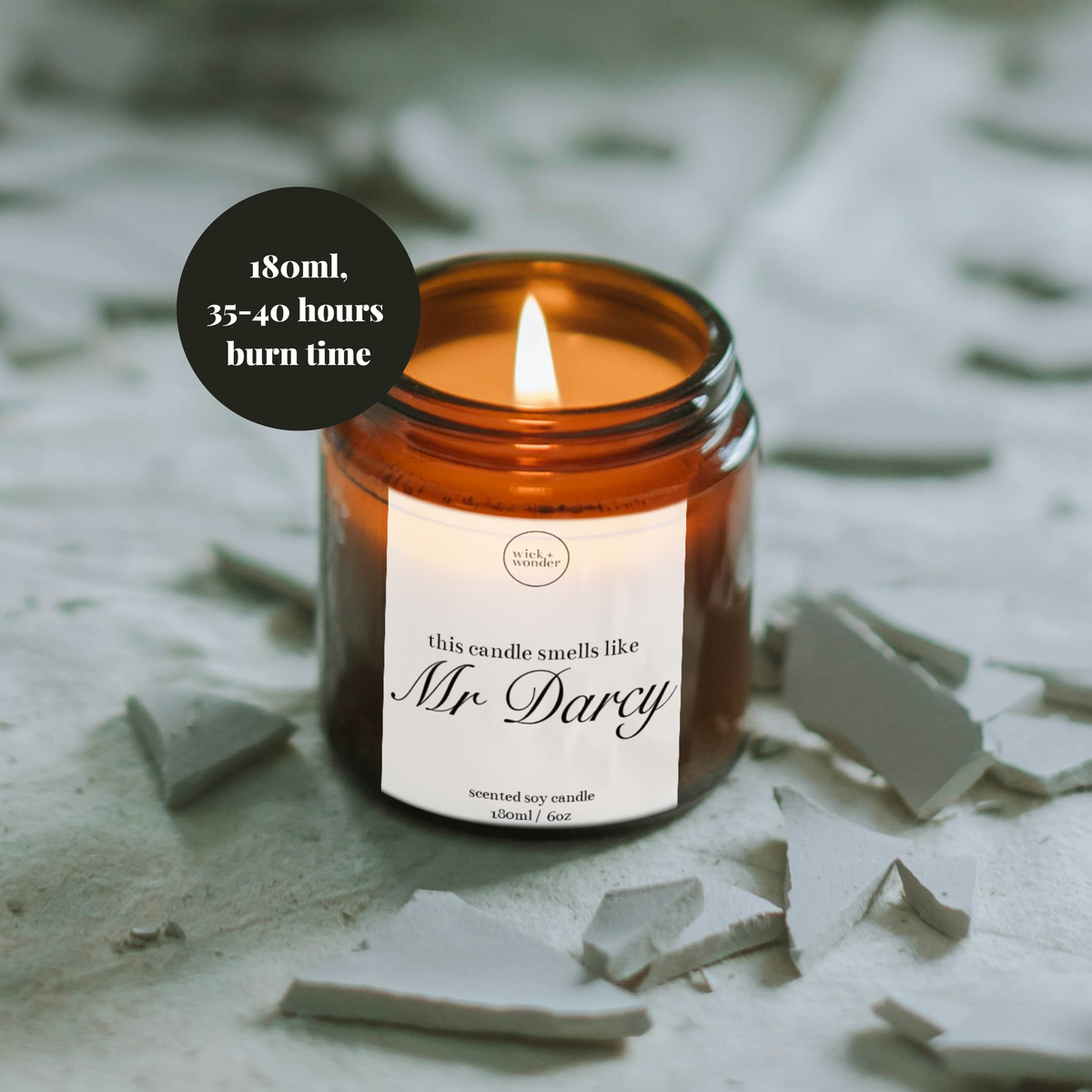 Mr Darcy Candle, Bookish Gifts