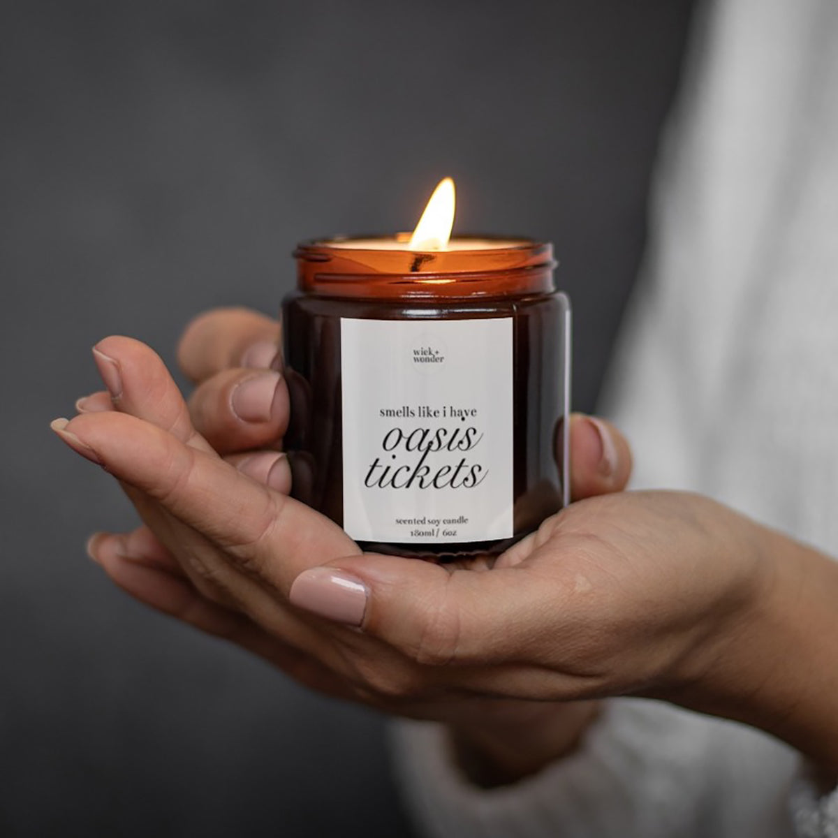 Oasis Ticket Reveal Candle, Oasis Tour Gifts