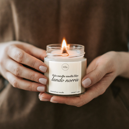 Lando Norris Candle, Formula One Gifts
