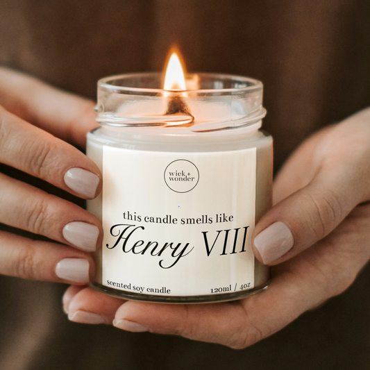 Henry VIII Candle, Funny History Gifts