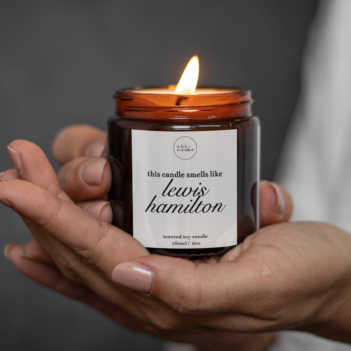 Smells Like Lewis Hamilton Candle, Formula One Gifts