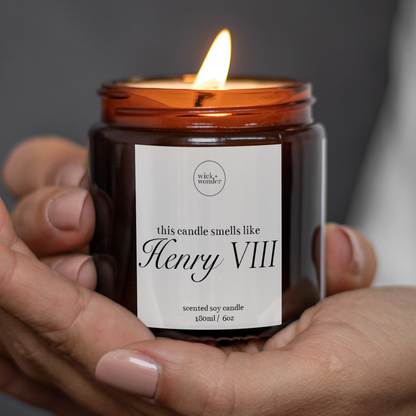 Henry VIII Candle, Funny History Gifts