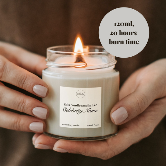 Custom Smells Like Candle, Celebrity Candle With Any Name