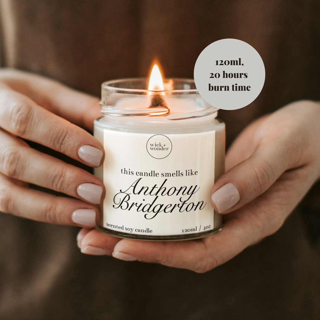 Anthony Bridgerton Candle, Bridgerton Gifts, Bridgerton Candle