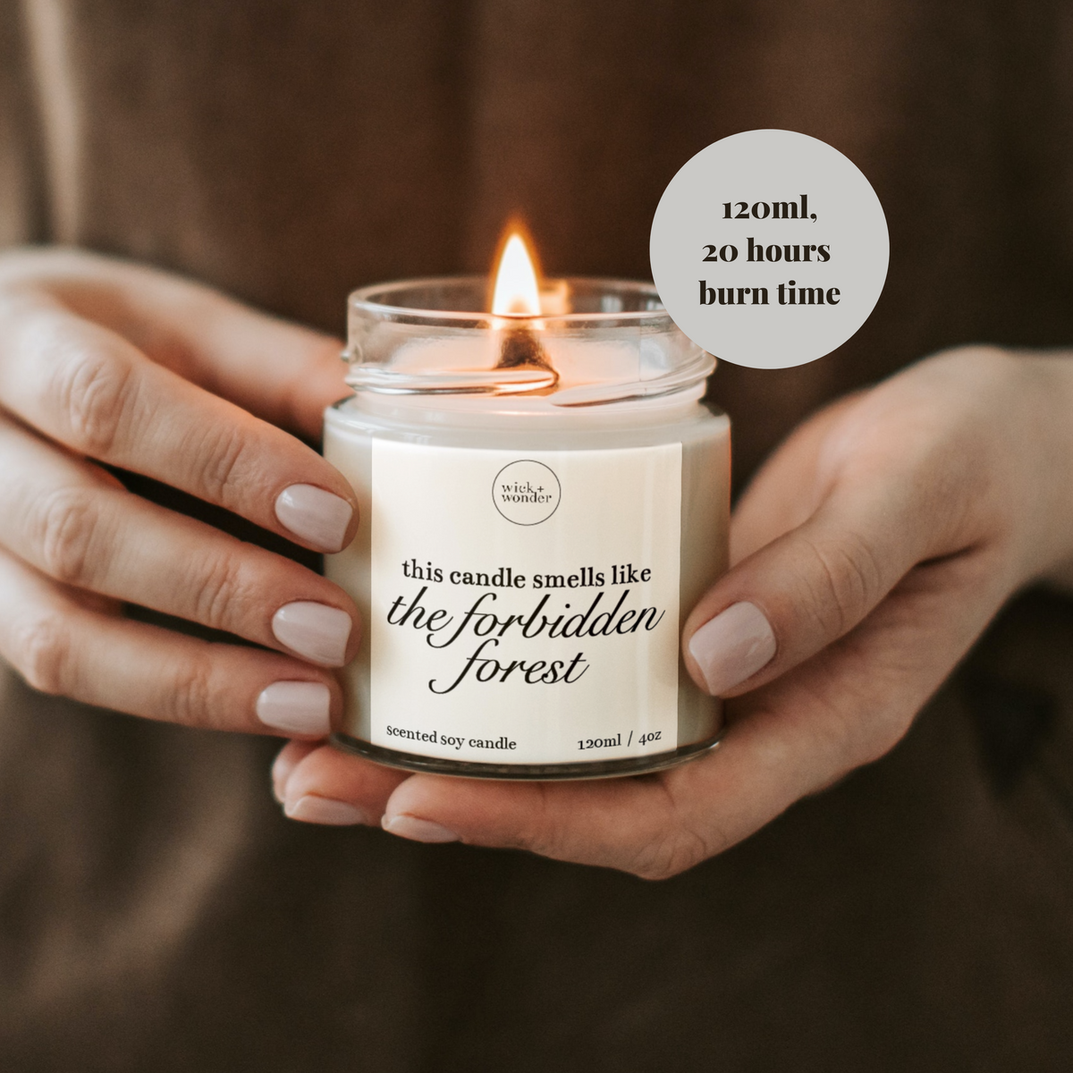 The Forbidden Forest Candle, Harry Potter Gifts