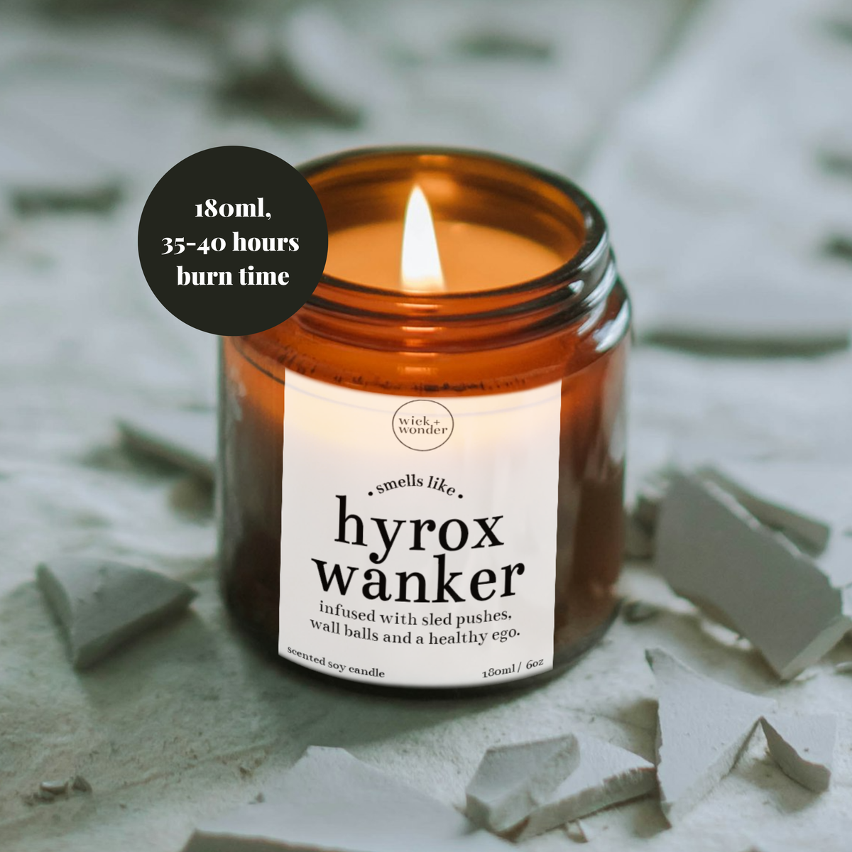 Hyrox Wanker Candle, Hyrox Gift